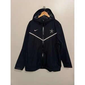 Mens XL Nike Vanderbilt Commodores Football Team Issued PE Rain Storm-Fit Jacket